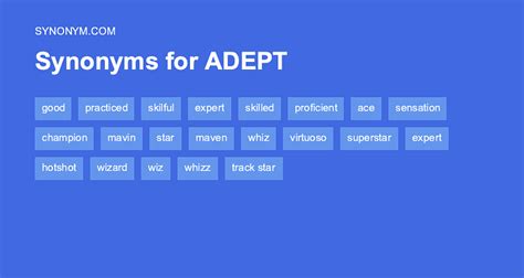 adeptly synonym